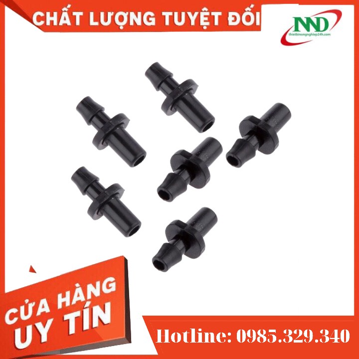 Set 10 Đầu Khởi thủy 6mm đầu trơn đầu ngạnh LPDE 5/7mm- Màu Đen Đầu Trơn Gắn Béc -PK TƯỚI GIÁ SỈ