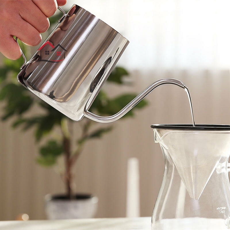HYP Stainless Steel Long Spout Drip Kettle Narrow Gooseneck Hand Pour Over Coffee Pot  @VN