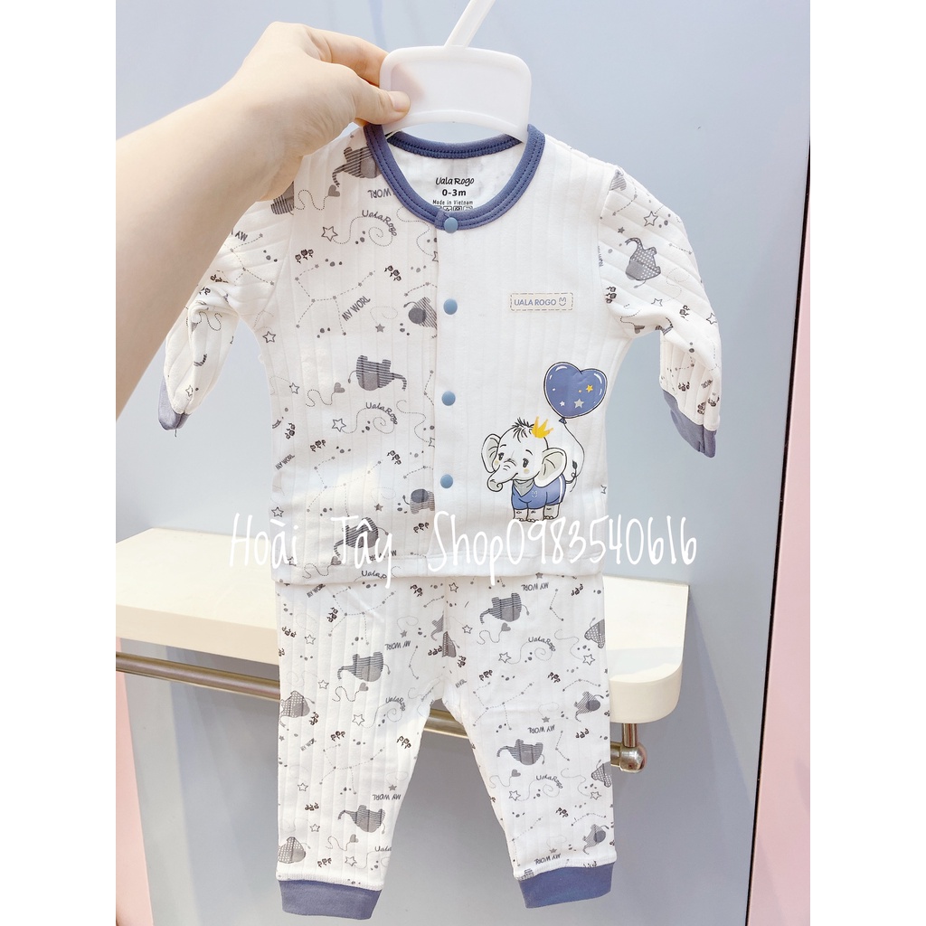 BỘ SƠ SINH CÚC GIỮA NỈ COTTON