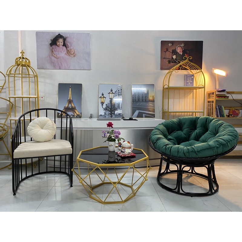 ⚡Best Seller⚡Bàn Trà Kim Cương Vàng Đen, Bàn Trà Đẹp Giá Rẻ