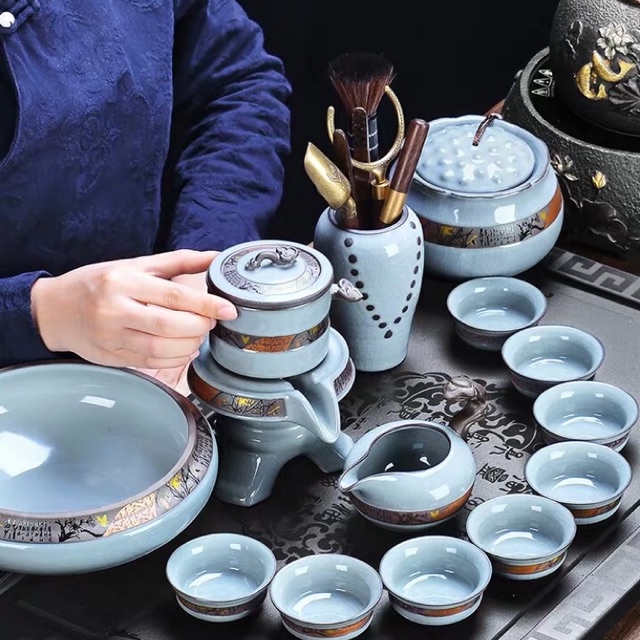 (XẢ KHO)Bộ ấm chén trà đạo cao cấp