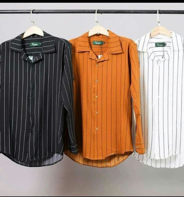 sơ mi kẻ  cổ Vest đơn giản | BigBuy360 - bigbuy360.vn