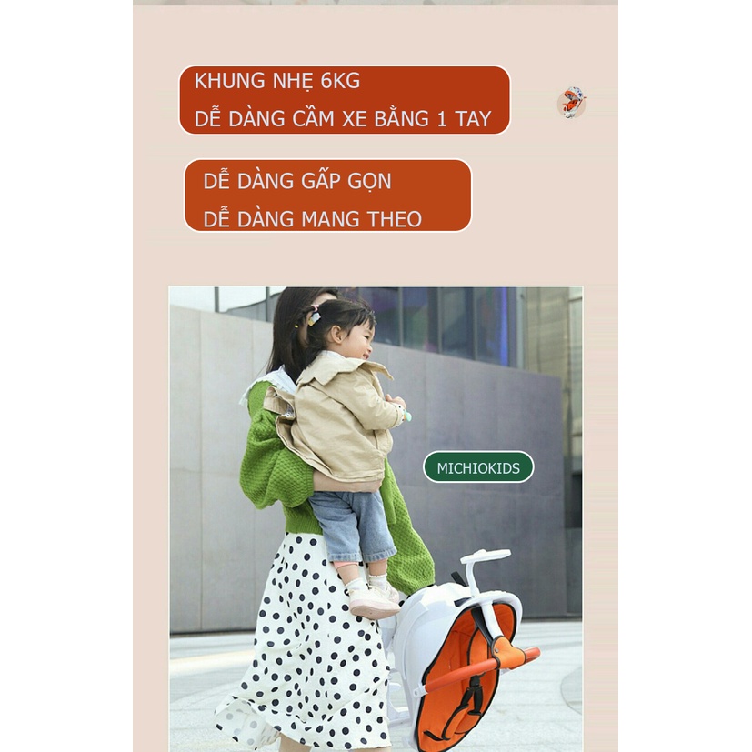 Xe đẩy gấp gọn cho bé X8 Pro đi du lịch, Xe đẩy cho bé 2 chiều ngả 4 tư thế cao cấp