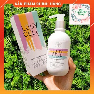 Kem Dưỡng Trắng Da Louv Cell Crystal Whitening Body Lotion