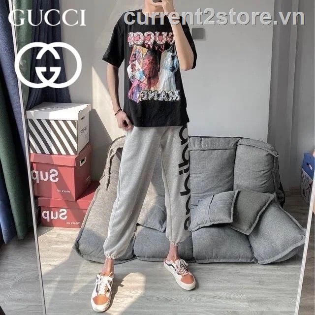 Bộ Đồ Gucci! Áo Sơ Mi Thể Thao Thời Trang Cá Tính Dành Cho Nam