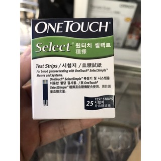 Que thử đường huyết One Touch Select ( Hộp 25 que )