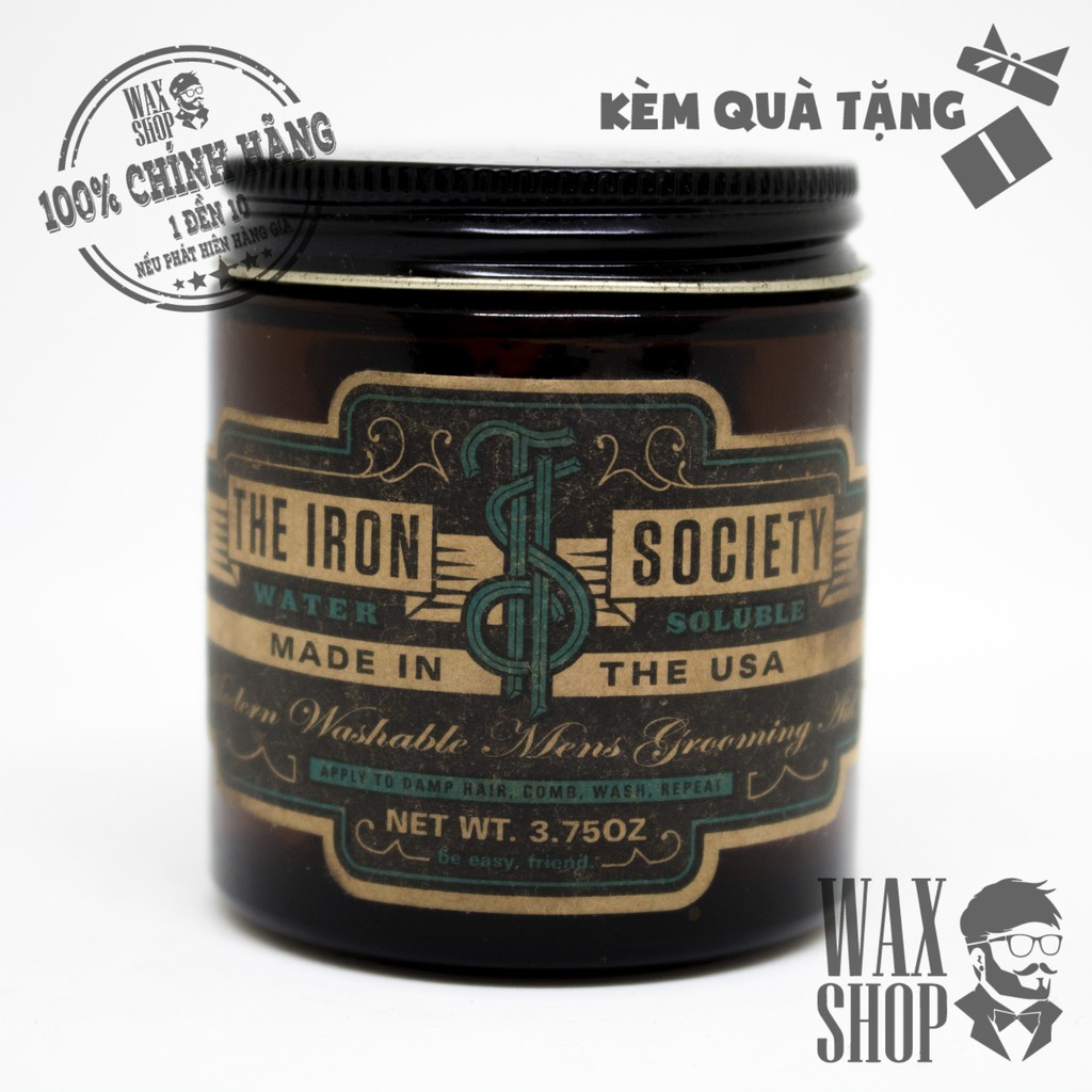 Sáp Vuốt Tóc Water Soluble Pomade - The Iron Society