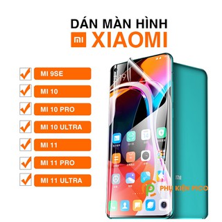 Dán màn hình Mi 10 full màn dẻo trong suốt PPF tự phục hồi vết xước - Dán màn hình Xiaomi Mi 10