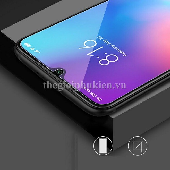 Tấm dán kính cường lực Xiaomi Mi 9 hiệu Glass Pro chống vỡ, chống xước màn hình