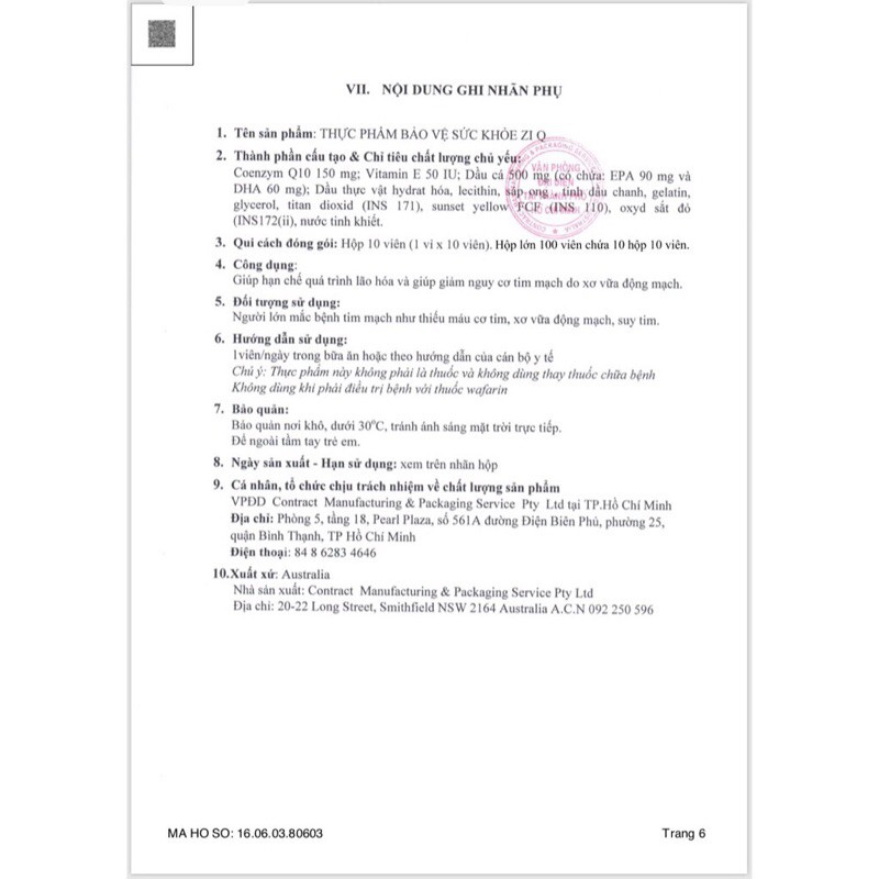 ZiQ Sản phẩm tăng khả năng vận động của tinh trùng yếu loãng (ZiQ10) | BigBuy360 - bigbuy360.vn