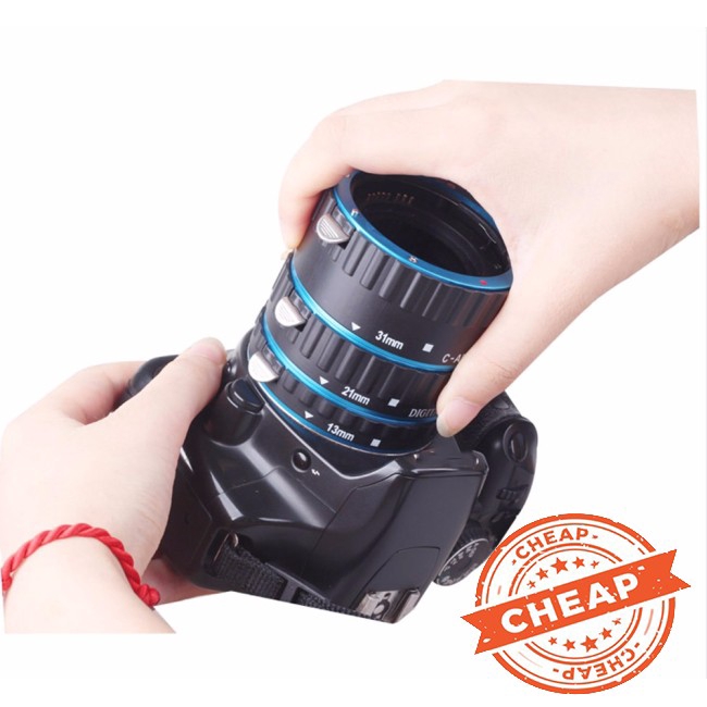 Metal Mount Lens Adapter Auto Focus AF Macro Extension Tube Ring for Canon EOS EF-S Lens 750 | BigBuy360 - bigbuy360.vn