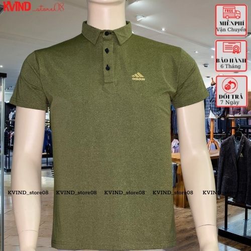 Áo thun nam cổ trụ tay ngắn chất mè thái thoáng mát thời trang hè hot trend KVIND_Store08