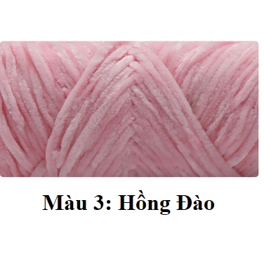 Len Đan Móc Nhung Chenille 100Gram/cuộn
