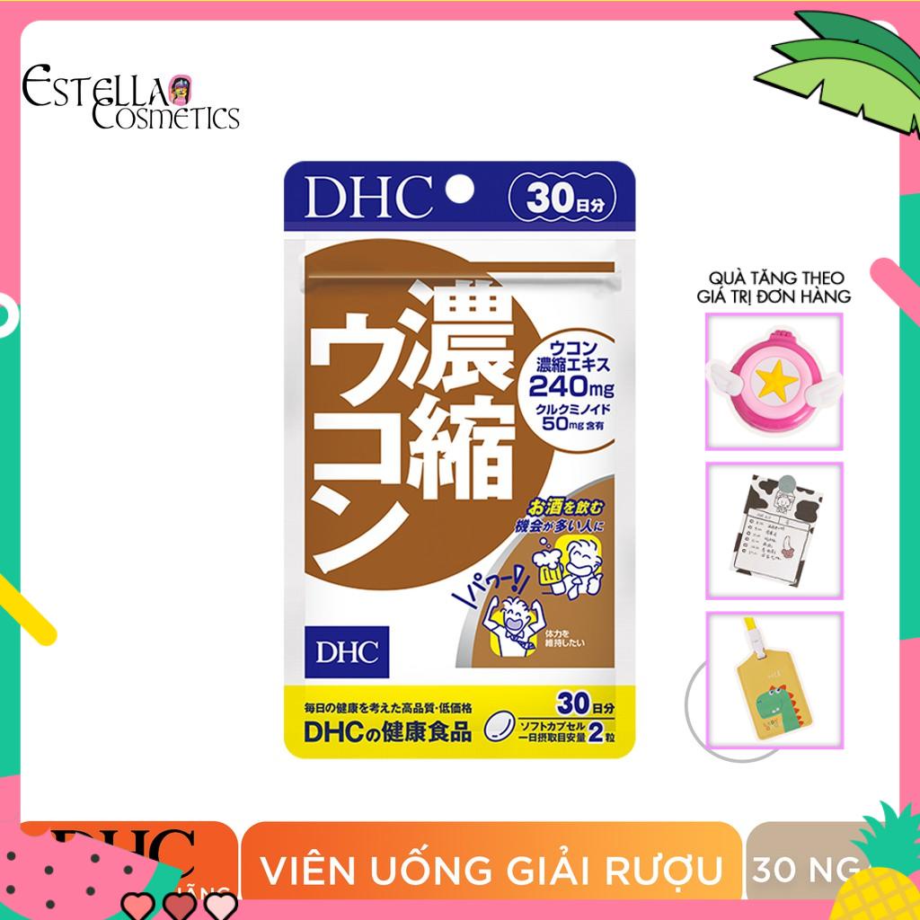 Viên Uống Chiết Xuất Từ Nghệ Hỗ Trợ Giải Rượu, Thải Độc Gan DHC Concentrated Turmeric