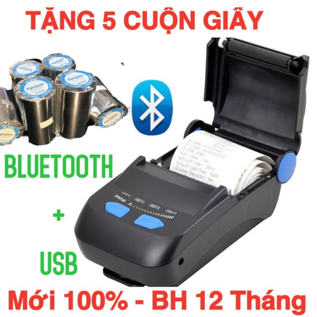 [Giá Rẻ] Máy In Hoá Đơn Xprinter XP P300 - Máy In Bill BlueTooth K57 - BH 12 Tháng- Tặng 5 Cuộn Giấy In | WebRaoVat - webraovat.net.vn