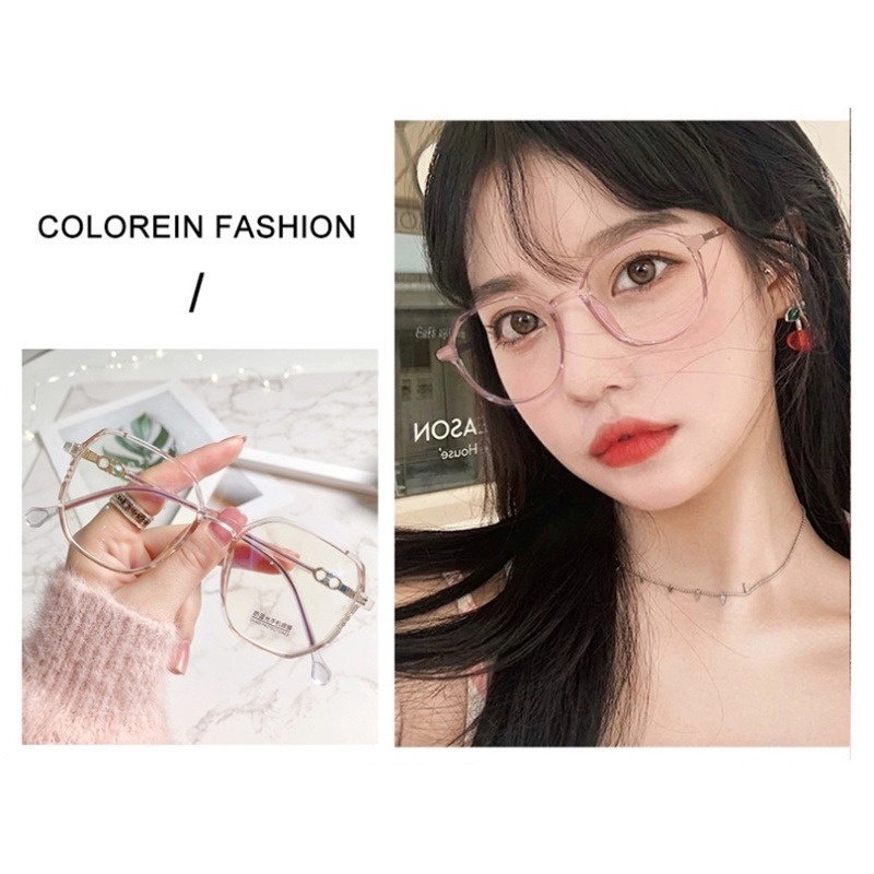 (KIQI-FASHION) COD Kính Vuông Lớn Chống Bức Xạ Thời Trang Hàn Quốc Chất Lượng Cao Cho Nam Nữ