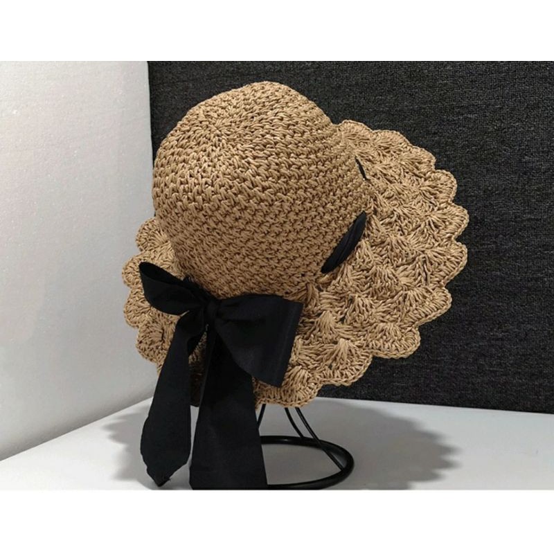 Mũ đi biển rộng vành gấp gọn, nón đi biển đẹp