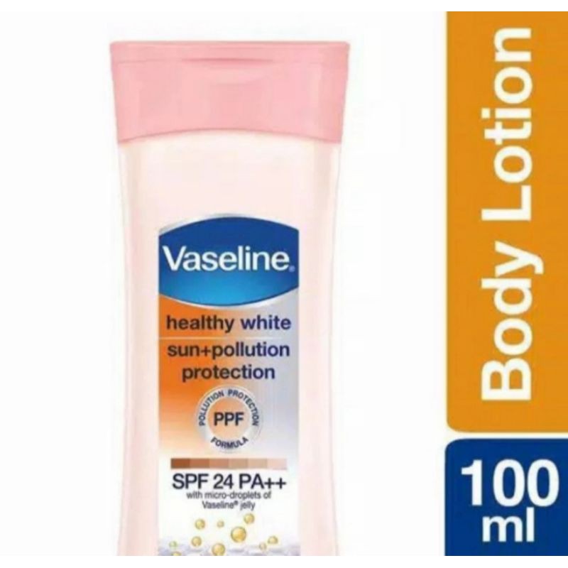 (Hàng Mới Về) Kem Chống Nắng Vaseline Sun + Pollution Spf 24 Lotion 100ml