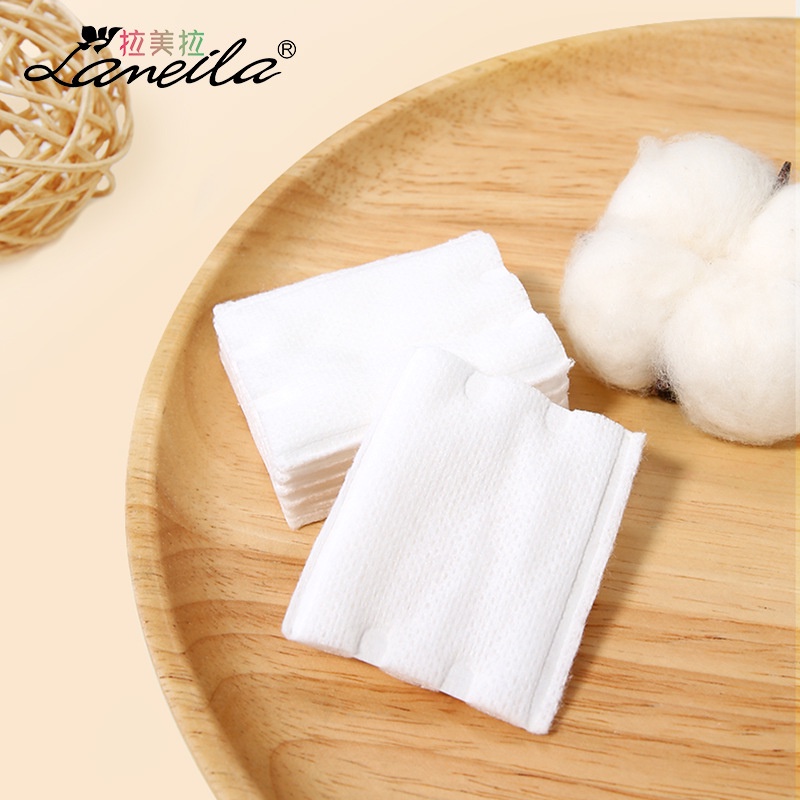 Bông Tẩy Trang Cotton Pads 3 Lớp Kháng Khuẩn Túi 50 Miếng Hàng Cao Cấp