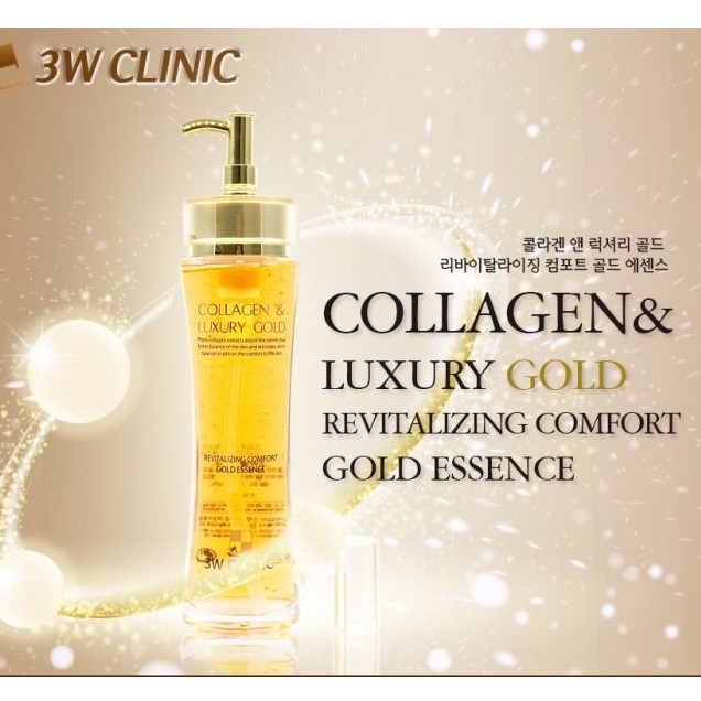 Tinh chất vàng Collagen and Luxury Gold 3W Clinic 150ml