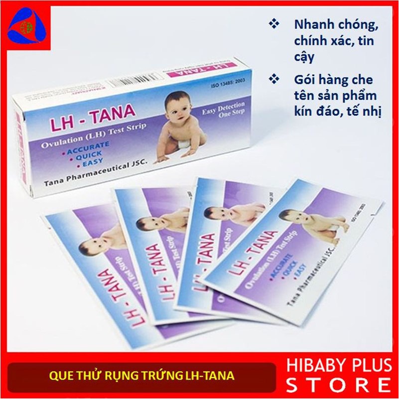 Que thử rụng trứng - Dụng cụ kiểm tra trứng rụng để có thai sinh con theo ý muốn LH-TANA [HiBaby Plus Store]