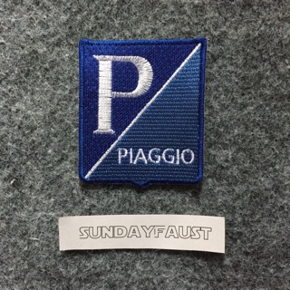 Sticker ủi thêu logo Piaggio Vespa