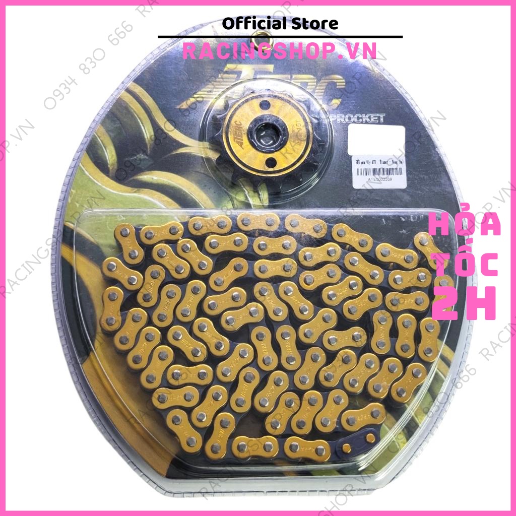 Nhông Sên Dĩa ATE chính hãng Nhông Xích exciter150 135 winner x sonic raider fi satria wave 17 dream sirius RACINGSHOPVN