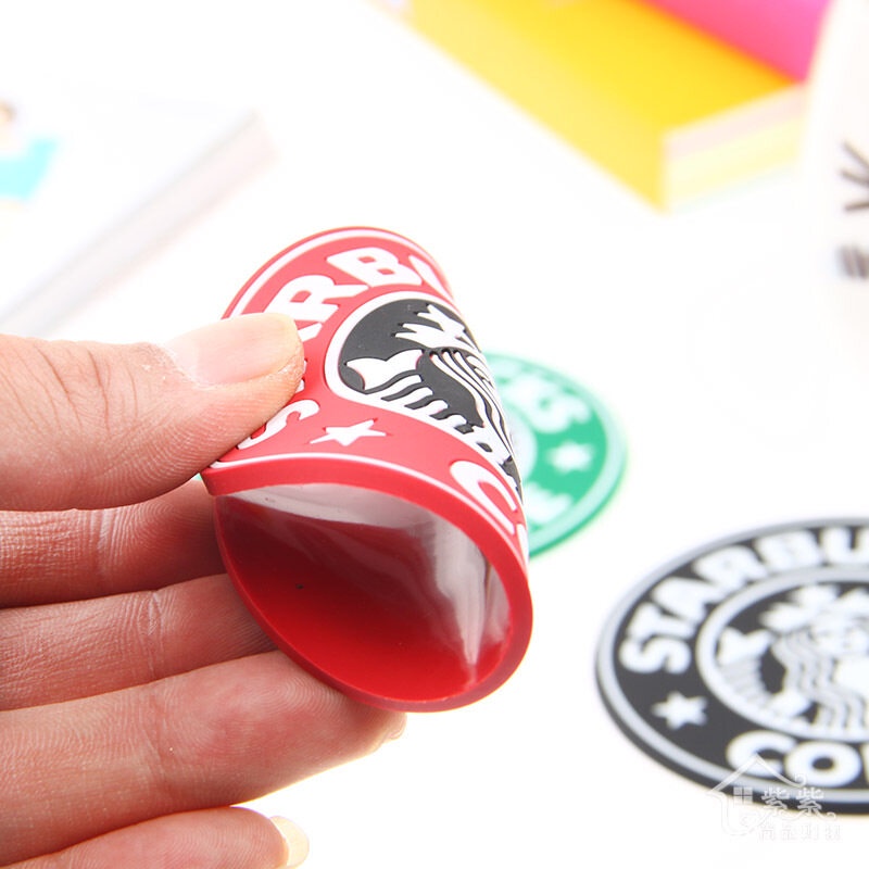 Starbucks Tấm Lót Cốc Nước Bằng PVC Cách Nhiệt Chống Trượt Tiện Dụng