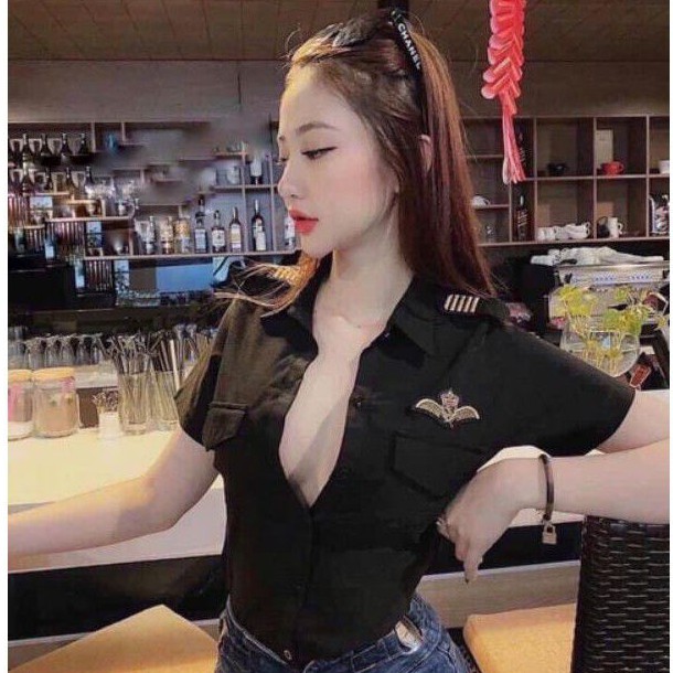 Áo sơ mi cơ trưởng hot hit vải cao cấp
