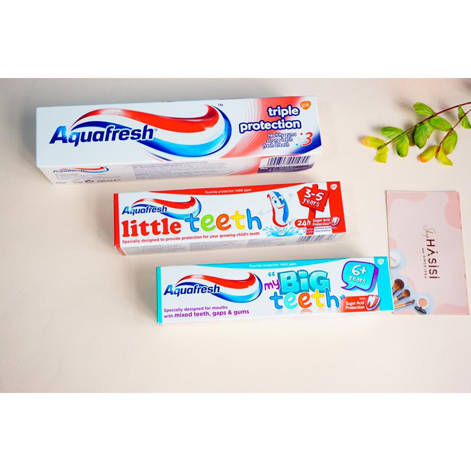 Kem đánh răng AQUAFRESH - Triple Protection 100ml (KĐR 3 Tác Động - Đỏ)