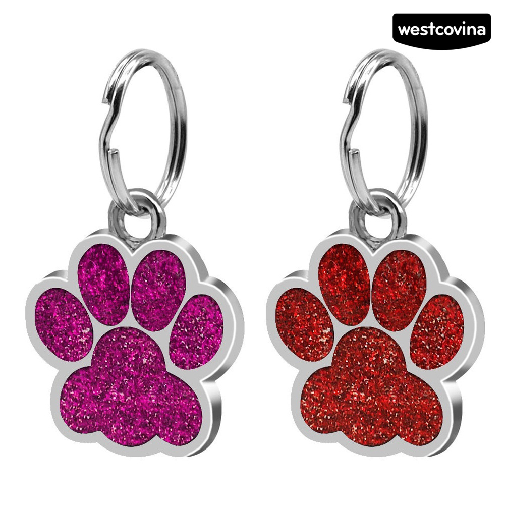 Thẻ Tên Hình Dấu Chân Cho Thú Cưng Siêu Bền