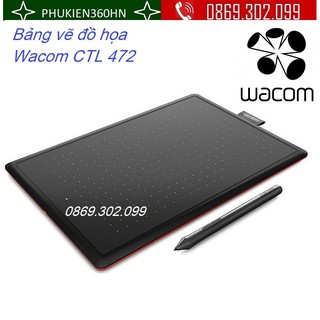 Bảng vẽ đồ họa Wacom CTL 472 chuyên dùng cho thiết kế đồ họa, dùng cùng với các phần mềm photoshop màu đen đỏ cao cấp thumbnail