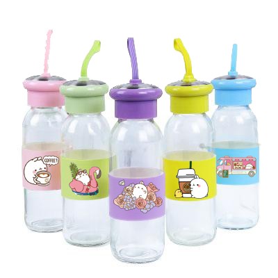 Bình nước molang da pu BNPI6 chai nước dễ thương 420ml