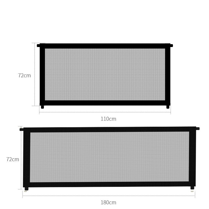 Hàng rào lưới chắn chó,em bé gắn tường cầu thang gấp gọn tiện lợi 2 size