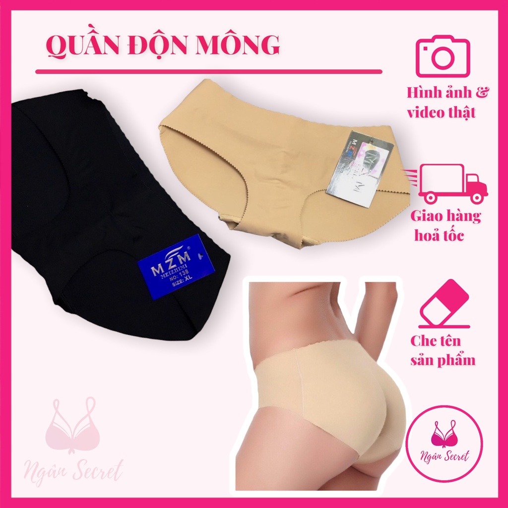 Quần Đệm Nâng Mông Su Đúc Không Đường May Định Hình Vòng Mông
