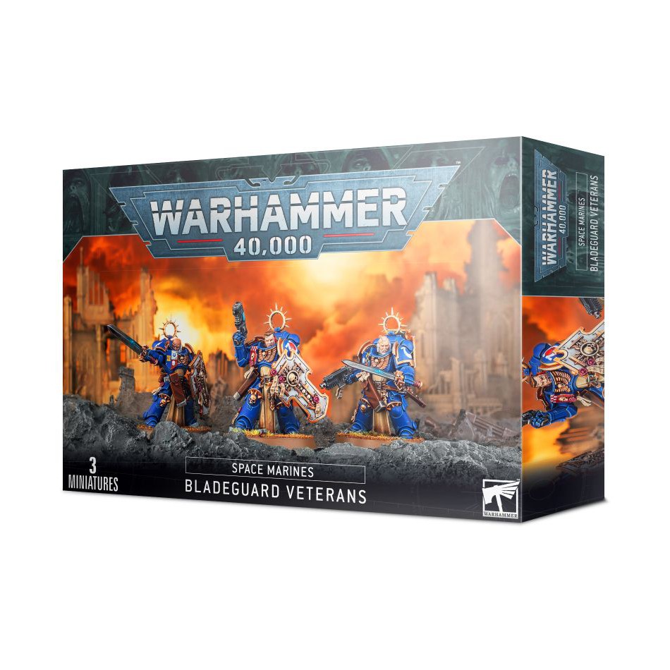Mô hình nhân vật Warhammer 40k Space Marines Bladeguard Veterans