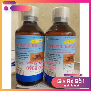 Chế phẩm diệt muỗi, côn trùng Permethrin 50EC VN chai 1lít