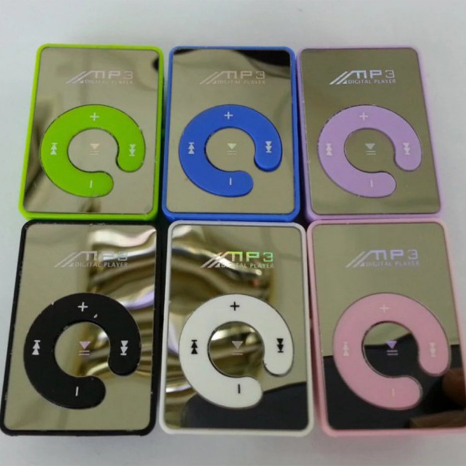 🤩Justbuy🤩 Máy nghe nhạc MP3 Kẹp gương cầm tay mini MP3 Máy nghe nhạc MP3 Phương tiện nghe nhạc cho thể thao ngoài trời