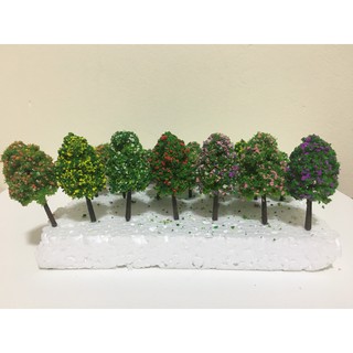 Cây hoa, quả mô hình 7cm