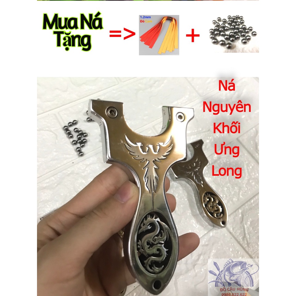 Ná Ưng Long nguyên khối Inox. Ná cao su cao cấp Ưng Long.