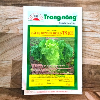 Hạt giống Cải Bẹ Dúng TRANG NÔNG TN103 - Gói 2g