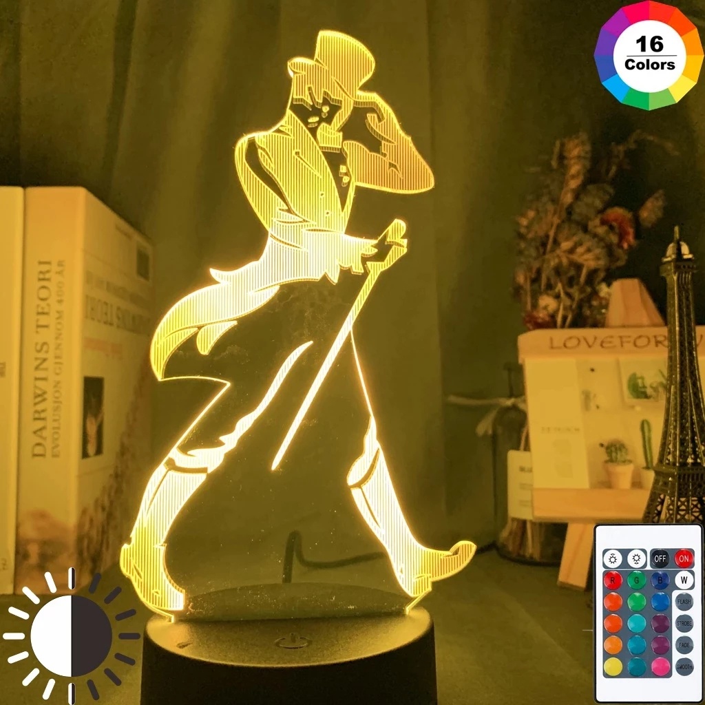Đèn Led 3D Để Bàn Hình Johnnie Walker Nhiều Màu Độc Đáo Trang Trí Nhà Cửa / Quán Bar Kèm Sạc Usb Tiện Dụng