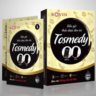 Dầu gội thảo dược đen tóc không đen da đầu Tosmedy