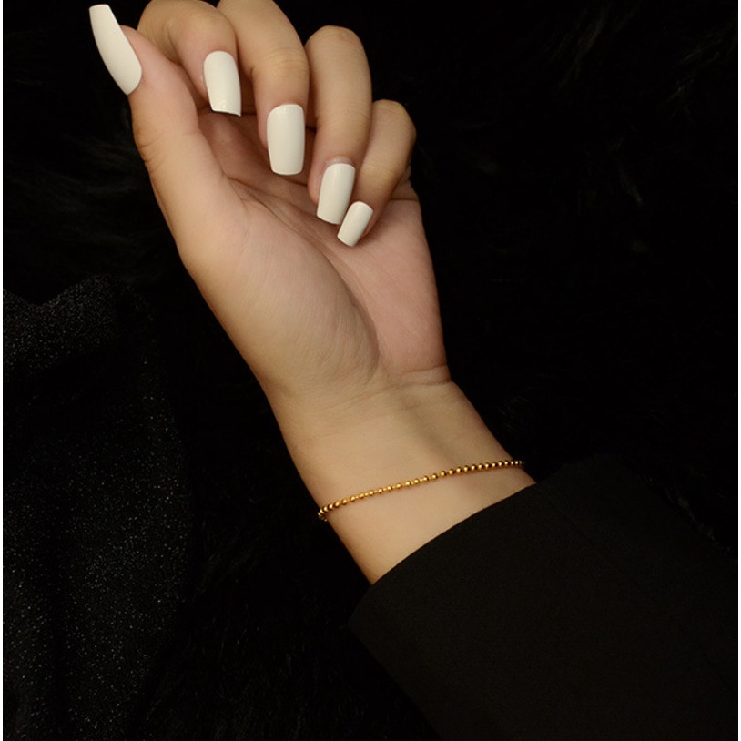 Lắc Tay Bi Dây Mảnh Titan Ko Han Rỉ TT 3938