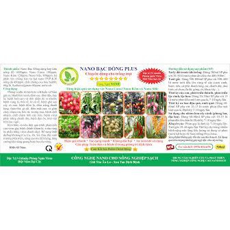 NANO BẠC ĐỒNG PLUS 500ml