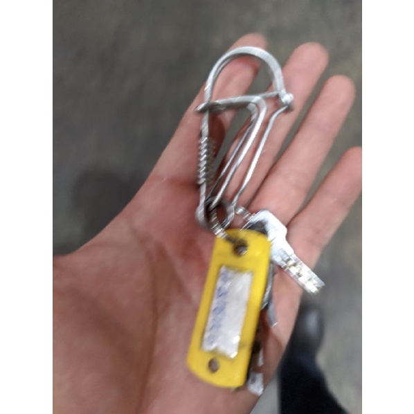 móc khoá tự uốn thủ công đơn giản bằng thép inox siêu bền