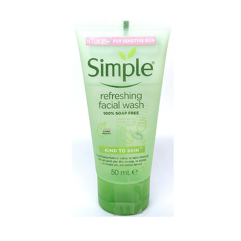 Sữa rửa mặt dạng gel làm sạch da dịu nhẹ Simple Facial Wash Kind To Skin 150ml | BigBuy360 - bigbuy360.vn