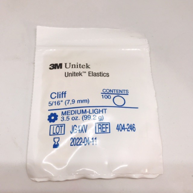Chun kéo liên hàm 3M Unitek Elastics 100 chun/túi