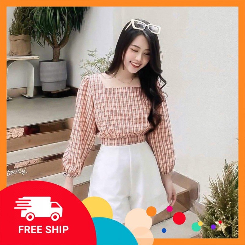 Sét Áo Kẻ Hồng Mix Quần Sooc Đùi Cực Hót ÁO [ 𝐅𝐑𝐄𝐄 𝐒𝐇𝐈𝐏 ] Chất Kẻ Thô Mềm Qc Cao Cấp Siêu Mát Đẹp Quần Vải Đũi