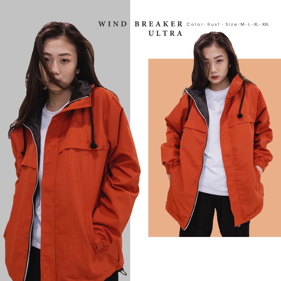 Áo khoác Dù WindBreaker Ultra unisex, vải dù 2 lớp Duppo